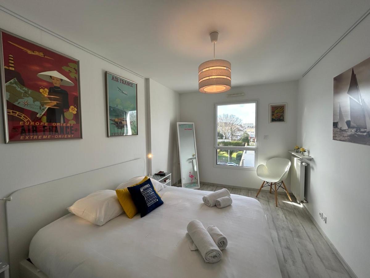 Ferienwohnung Les Terrasses Marines - Vue Imprenable Sur Le Port De Plaisance Vannes Exterior foto